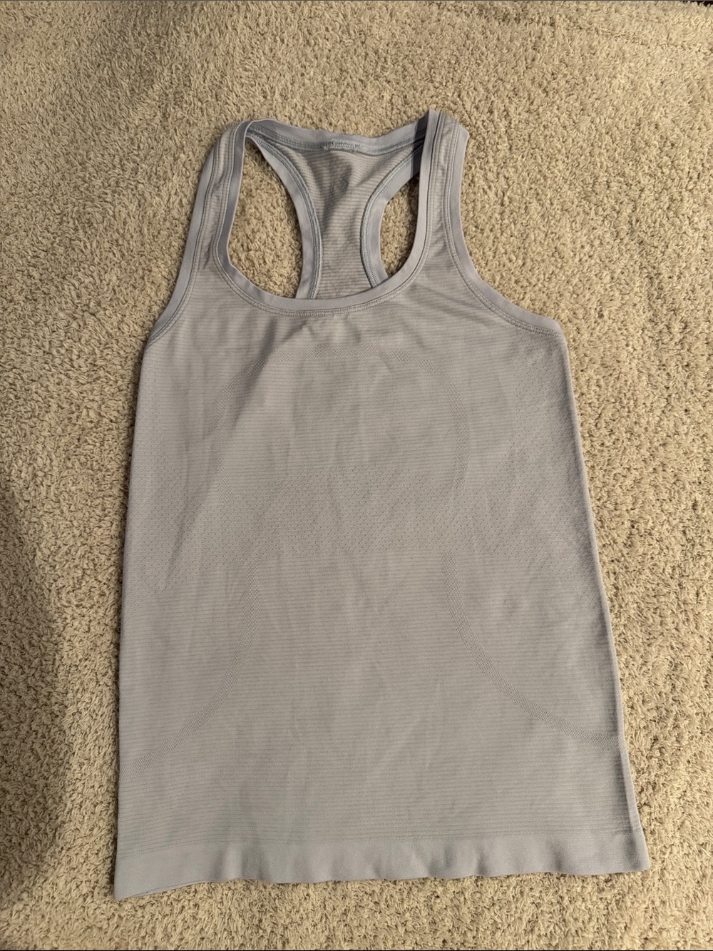 Lululemon Light Gray Tank Top Size 4